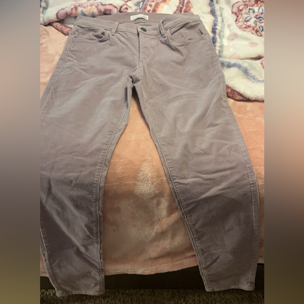 Womens loft Lilac corduroy pants